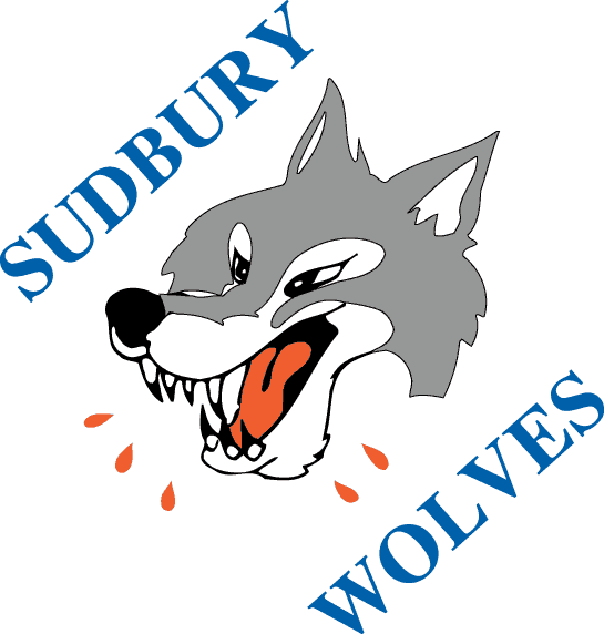 Sudbury Wolves 1989-2009 primary logo iron on heat transfer